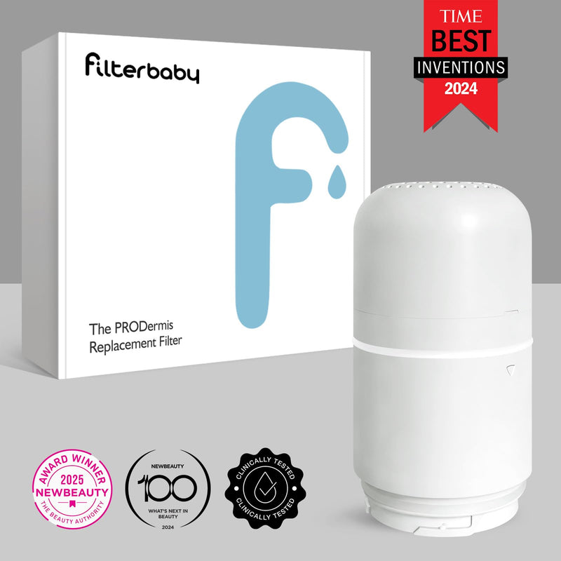 Filterbaby Skincare Filter 2.0 Replacement Cartridge, | Bathroom Sink Faucet Filter Replacement, 99.9% Chlorine Removal, Only Compatible with Filterbaby 2.0, 1 Pack