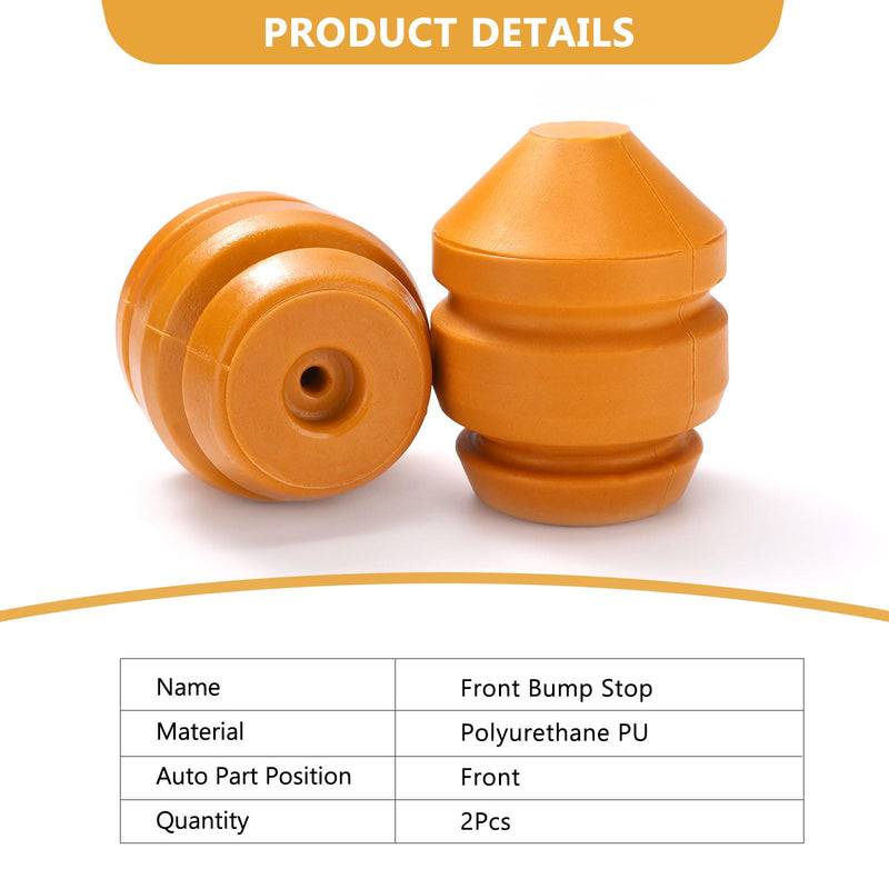 2Pcs Front Bump Stops, Lower Control Arm Jounce Bumpers Replacments Compatible with Dodge Ram 2500 3500 2003-2010,fits for Ram 2500 2011-2014,fits for Ram 3500 (2WD Only) 2011-2012