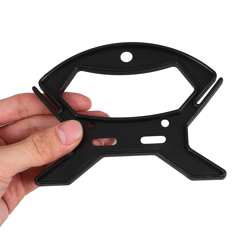 Veemoon Rope Winder, 20pcs String Line Holder Organizer Plastic Paracord Cord Winder Portable Cord Keeper Spool Tool Small Rope Crank Reel for String Lights, Kite Fishing Line, 3. 58inch Black