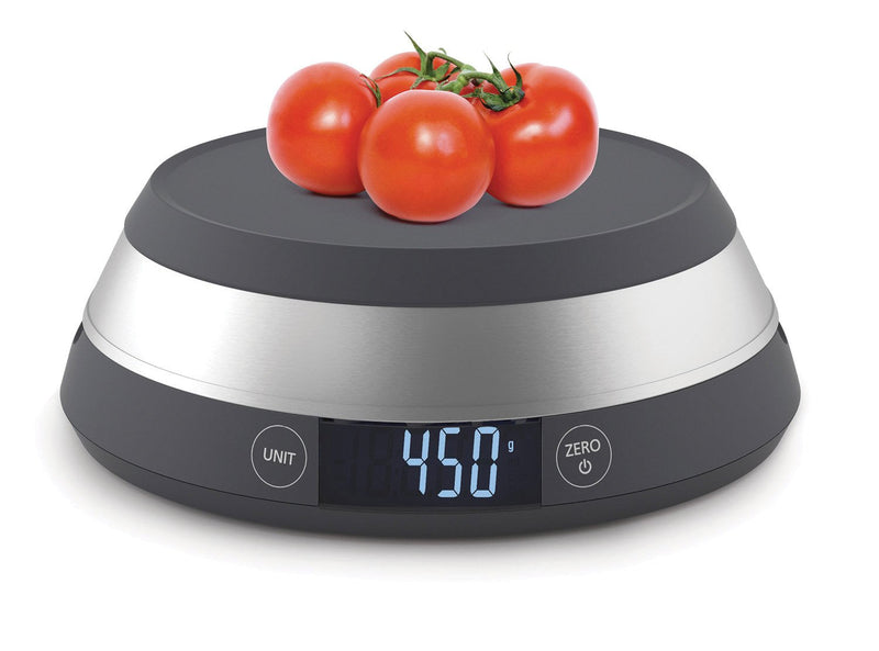 Joseph Joseph 40054 SwitchScale Digital Scale with Reversible Lid, Gray