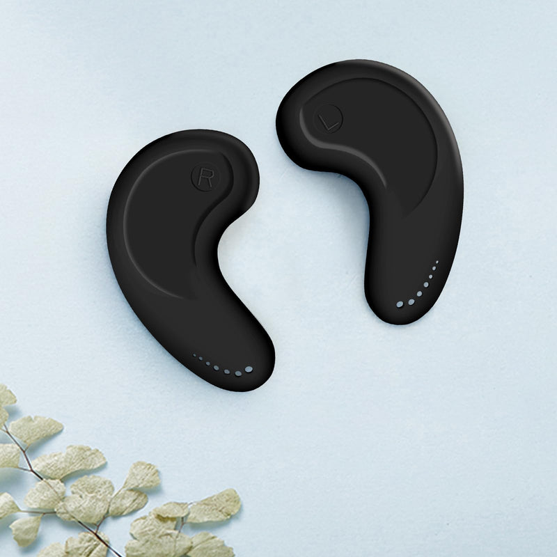 FERNIDA Silicone Ear Covers for Dryer & Hair Dye & Heat Iron, High-Temp Resistance & Reusable Ear Protectors Pair for Salon Home Black