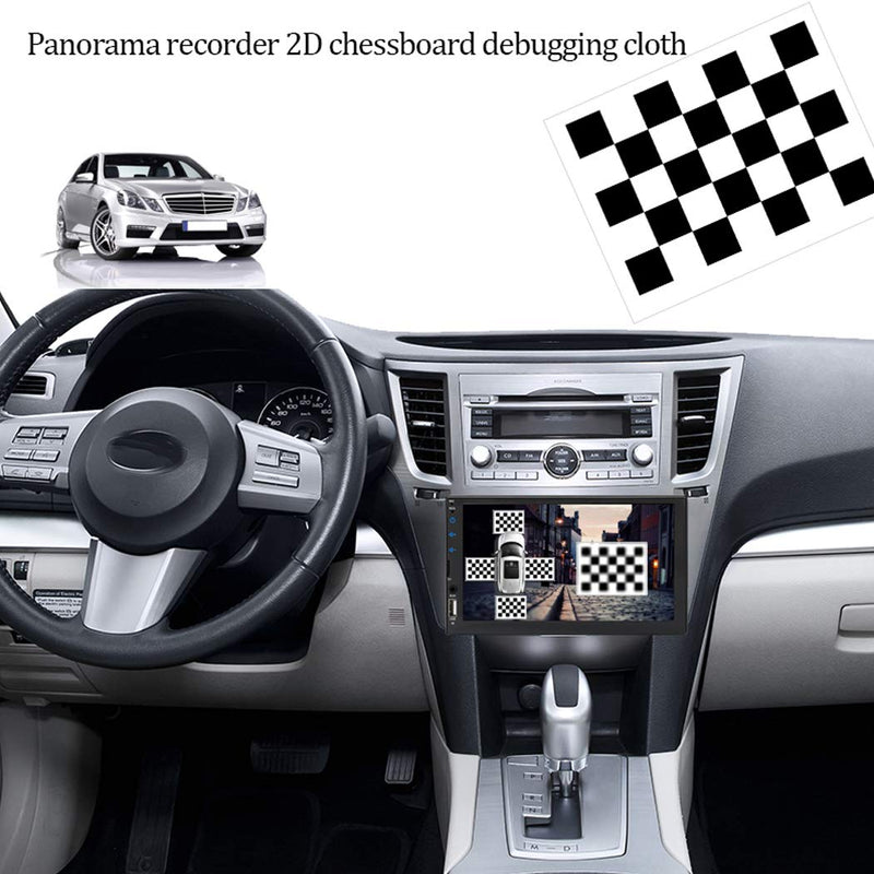 4pcs*(1.6 * 1.2M) 2D Calibration Calibration Cloth for 360-Degree Panoramic Bird's-Eye Panoramic DVR System