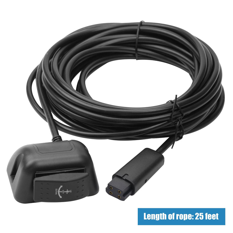 Remote Switch for Minnkota Deckhand 40，Boat Anchor Winch Switch for Controlling The Electric Anchor（25 feet ）