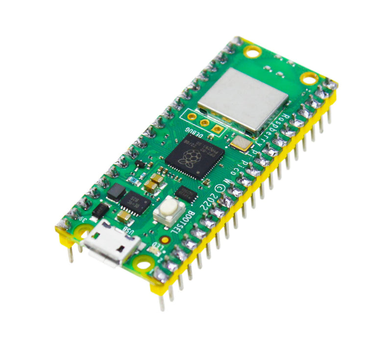 DIGISHUO 2Pcs Raspberry Pi Pico W WiFi Wireless Microcontroller Board with Pre-Soldered Header Flexible Digital Interfaces | Based on RP2040 Chip | Dual-Core ARM Cortex M0+ Processor 133 MHz 2Pcs Raspberry Pi Pico WH Module