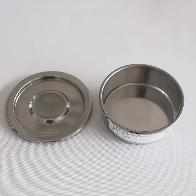 Test Sieve Pan and Lid for Chrome Plating Steel Frame φ30cm/12" Diameter Sieve