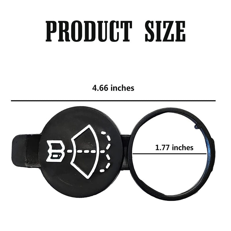 Windshield Wiper Washer Fluid Reservoir Tank Bottle Cap Cover For Chevrolet，For Buick, For Cadillac, For GMC，For Chevrolet part of the model BLACK 1