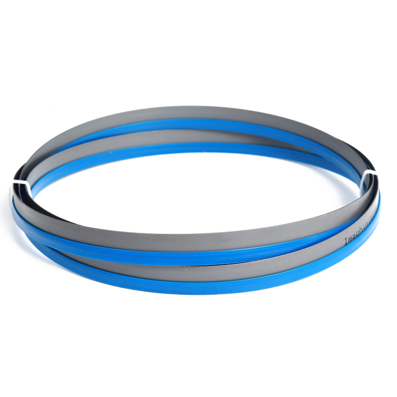 Imachinist S96121812 M42 96-1/2" X 1" X 8/12tpi Bi-Metal Bandsaw Blades for Cutting Soft Ferrous Metal, Steel, Iron, M42 Grade, Variable Teeth 8/12 TPI