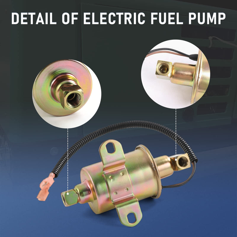 CARMOCAR Electrical Fuel Pump 149-2620 A029F887 A047N929 replacement for Onan Cummins E11015 Fuel Pump
