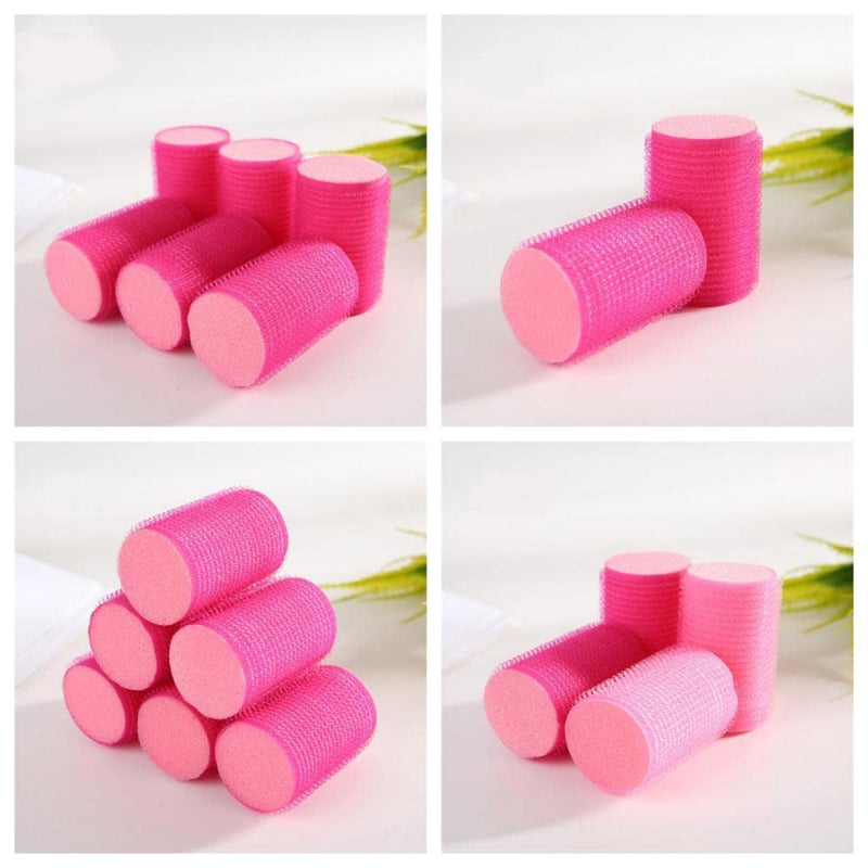 6 Pcs Sponge Hair Rollers Foam Curlers Tools Hairdressing Curlers Tools Hair Styling for Women and Girls (Random Color) (6) 6