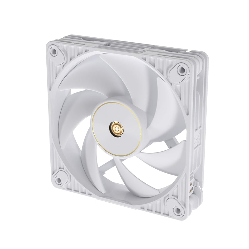 ASUS ProArt PF120 120mm PWM Fan White Edition, 3000RPM, High Airflow/Static Pressure, Daisy-Chain Design 1x 120mm|3000RPM|White