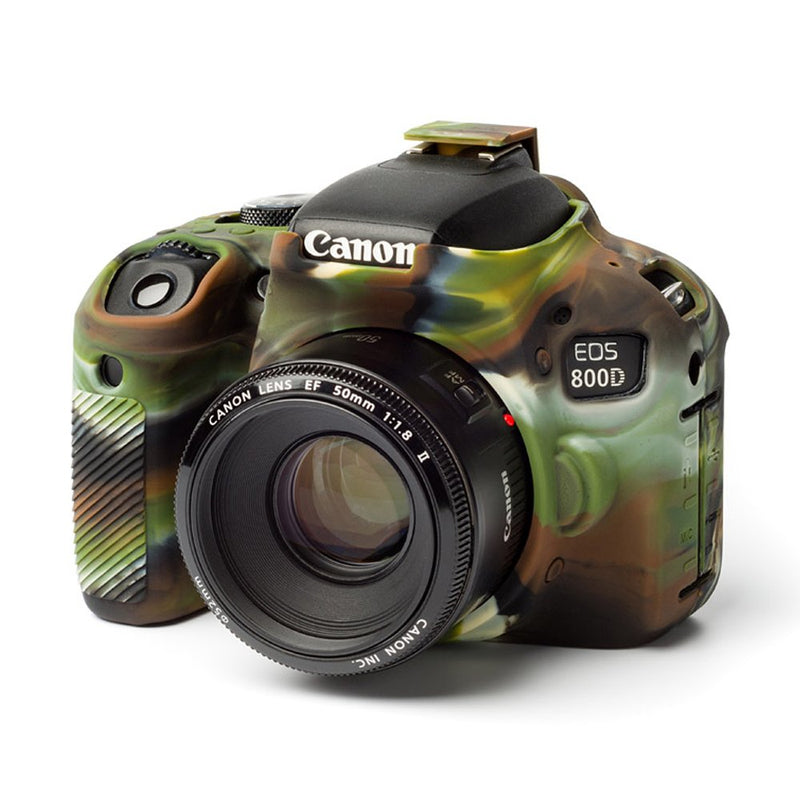 easyCover ECC800DC Secure Grip Camera Case for Canon 800D/ T7i camo, Camouflage