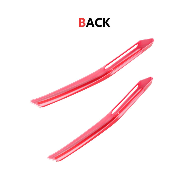 Hood Trail Sights Cover Trim for Ford Bronco 2/4 Door 2021 2022 2023 2024 2025 Accessories Engine Hood Hinge Covers Hood Side Release Handle Decoration Stickers Accessory, 1 Pair Red