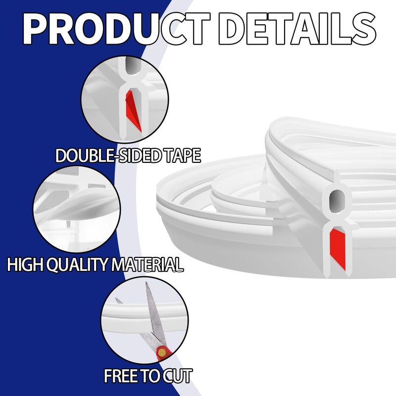 RV Roof Vent Seal 59",RV Seal Replacement for RV Vent Covers for roof Replacement Gasket 59 Inch