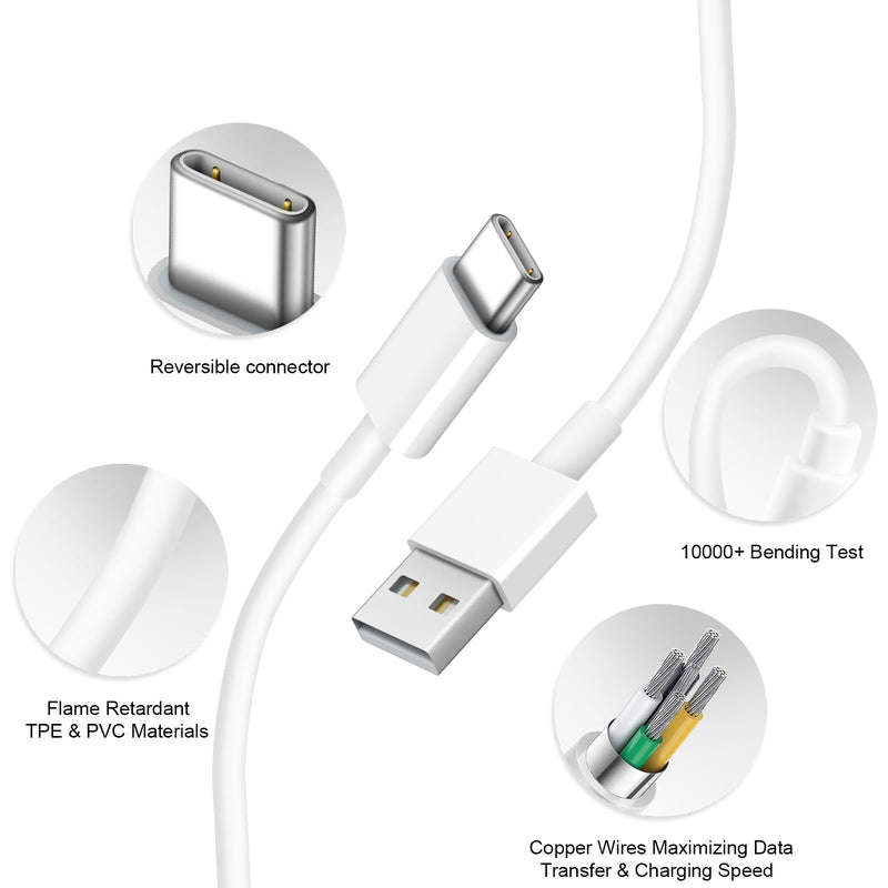 iPhone 15 USB to USB C Cable Carplay [MFi Certified] 5 Ft Carplay Cable Car Charger Cord for iPhone 15 15 Pro Max 15 Plus, iPad 10th Gen, iPad Air 5th/ 4th Gen,Mini 6th Gen 5FT White 2
