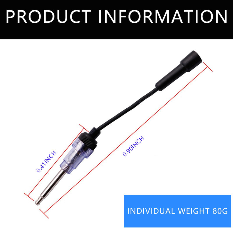 Inline Spark Plug Tester, Straight Boot Engine Ignition Tester, Ignition Coil Tester for Small Engines; Diagnostic Detector Tool for Automotive, Car, Lawnmower, Small & Big Internal/External Engines