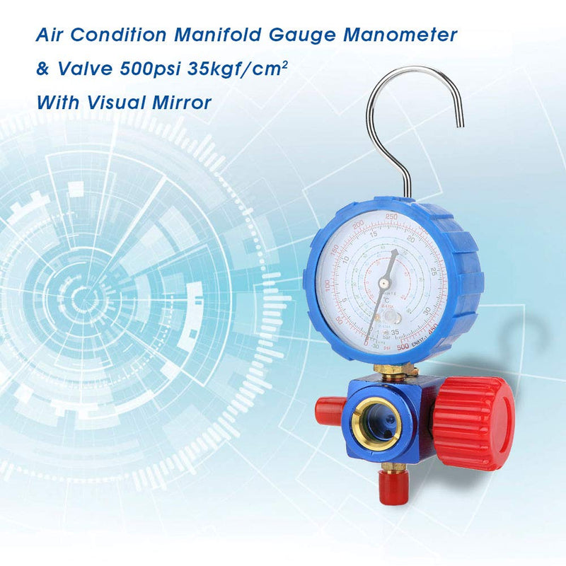 Single Meter Air Condition Refrigerant Pressure List for Car A/C Refrigeration Systems