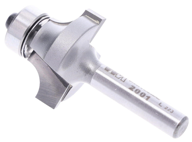 Whiteside 2001 Roundover Router Bit: 1/4 Inch Radius, 1 Inch Large Diameter, 1/4 Inch Shank, 1/2 Inch Cutting Length