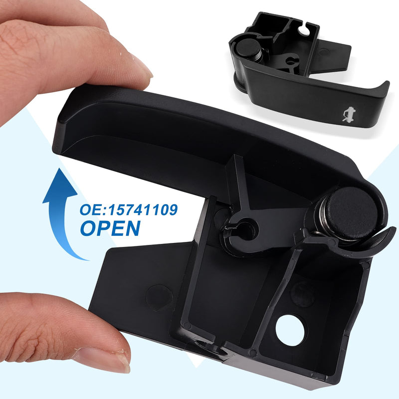 03335 Hood Release Handle Compatible with Chevy Silverado 1500 2500 3500 Suburban Tahoe GMC Sierra Yukon, for 15741109 Hood Latch Release Handle Pull