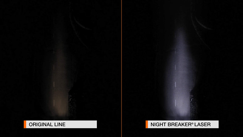 OSRAM Night Breaker Laser H8, +150% More Brightness, Halogen Headlight Bulb, 64212NL-2HB, 12 V Car, Hanging Box (2 Lamps), White