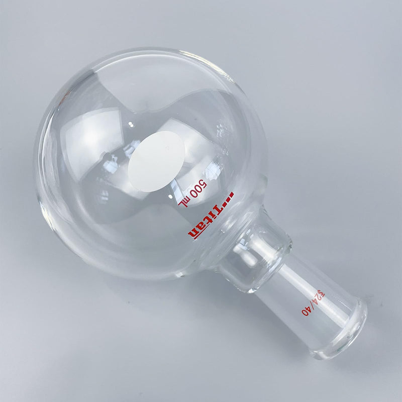 Lab Boiling Flasks 500ml Single Neck Round Bottom Boiling Flasks with 24/40 Standard Taper Outer Joint