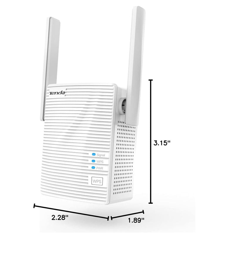 Tenda AC1200 WiFi Range Extender, WiFi Repeater Wireless Signal Booster, WiFi Extender Signal Booster Covers Up to 1300 Sq.ft and 20 Devices, Dual-Band and Double-Antennas WiFi Repeater(A18) AC1200(A18)