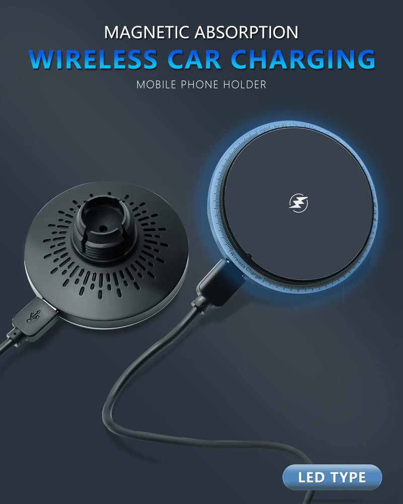 BEHAVE Wireless Charging Mount for Mazda CX-5,Magnetic Phone Holder for CX-5 2017-2024,Compatible with Magsafe Case iPhone 14/13 and All Phones fit for MagSafe Case