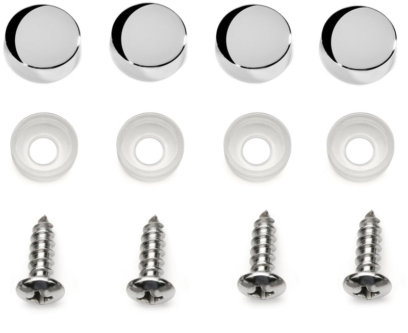 LFPartS Backing Reinforce Stainless Steel for License Plate, Chrome