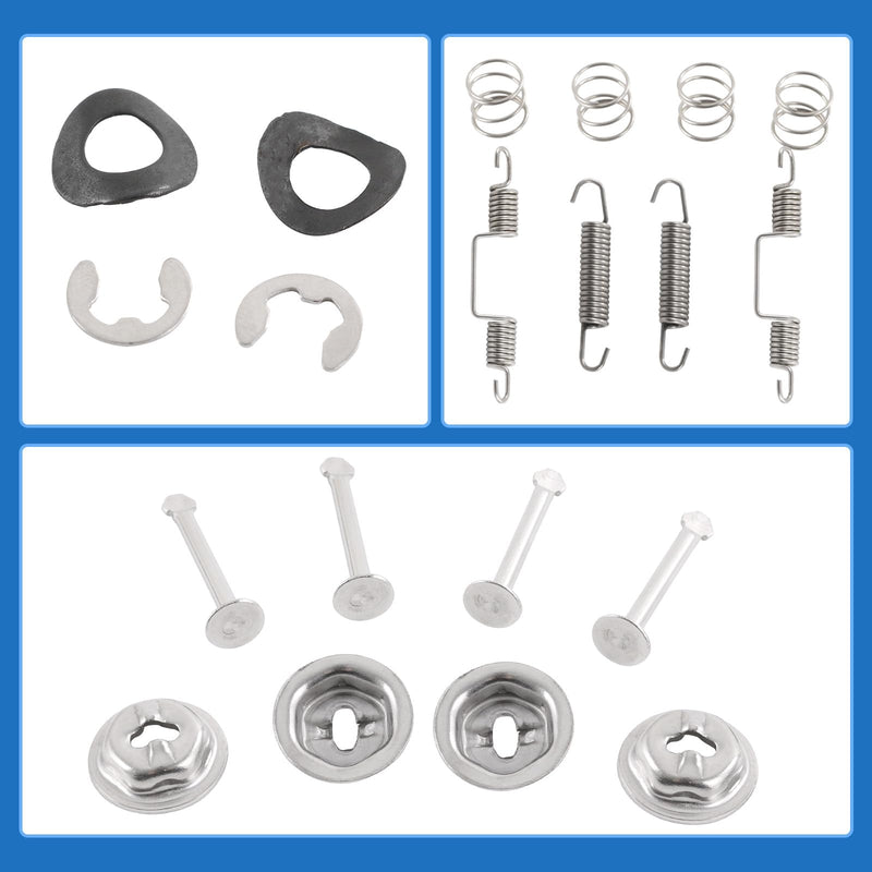 Parking Brake Hardware Kit Stainless Steel Compatible with 1965-1982 Chevy Corvette C2 C3 LH & RH