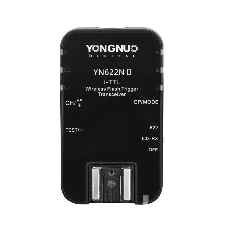 YONGNUO YN622N-Kit YN622N Kit Wireless i-TTL Flash Trigger Kit for Nikon, Including 1X YN622N-TX Controller and 1X YN622N II Transceiver