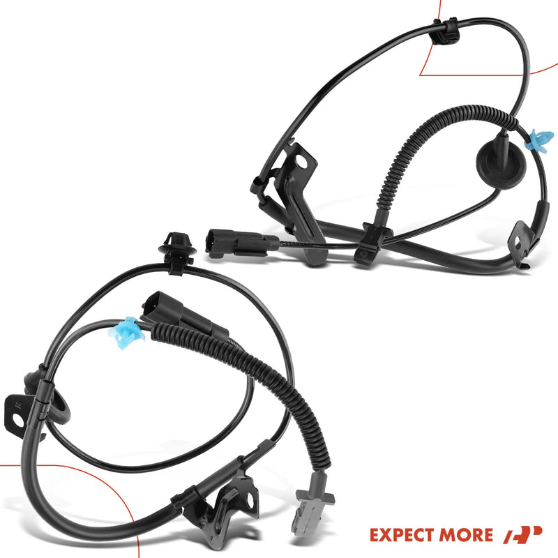 A-Premium ABS Wheel Speed Sensor Compatible with Dodge & Jeep Models - Caliber 2007-2008, Compass/Patriot 2007-2014, 4WD - Rear Driver and Passenger Side, (2-PC Set), Replace# 05105065AC, 5105065AC