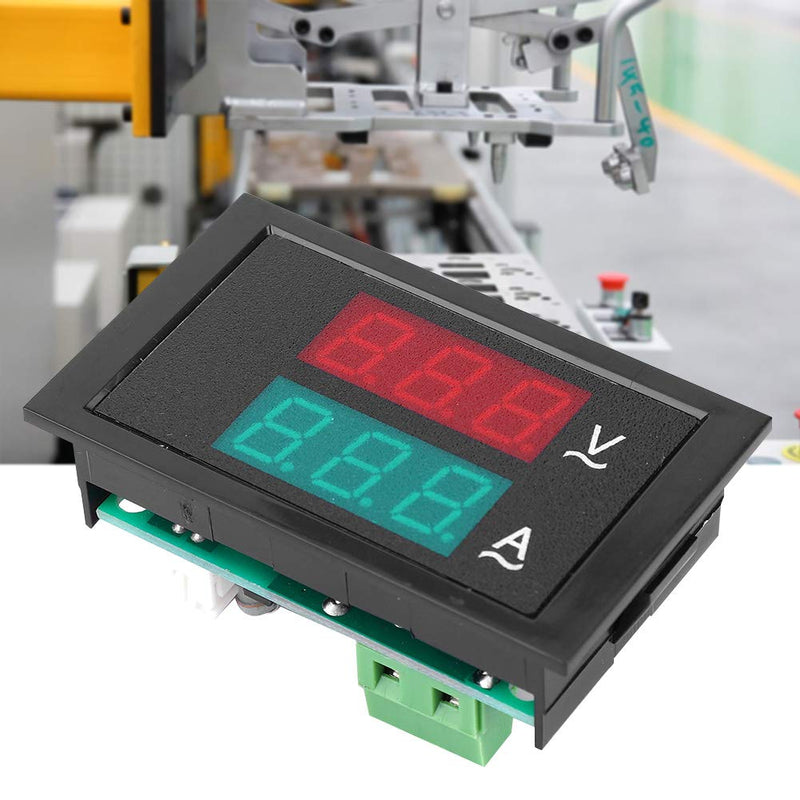 DL85-2042 Ammeter Voltmeter Panel Mounting Meter Display Digital Current Voltage Power Energy Meter Multimeter AC 80V-300V 0-100A Amp Voltage Power Meter Tester