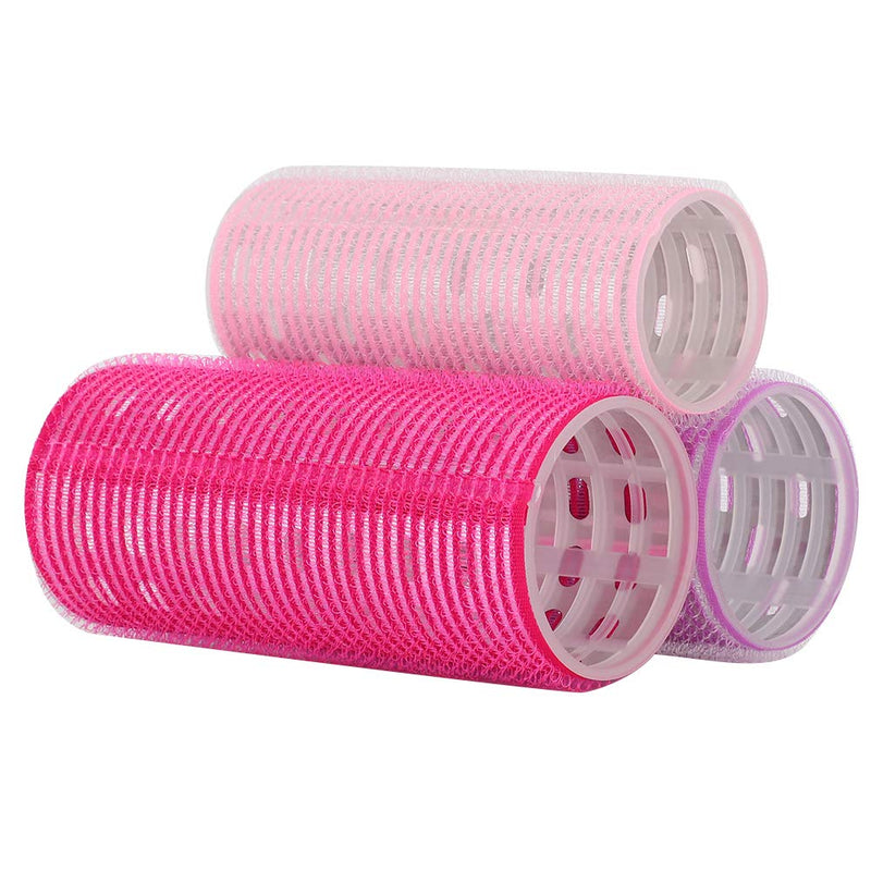  [AUSTRALIA] - Hair Large Hair Roller For Bangs 12×11×5 3Pcs Self Adhesive Hair Rollers Portable Grip Holding Styling Curlers Hairdressing Tool