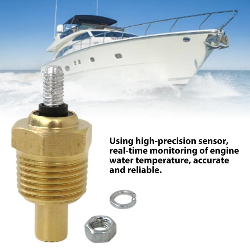 806490T Engine Water Temperature Gauge Sender Replacement for Mercury and Mariner outboards and MerCruiser Stern Drives and inboards