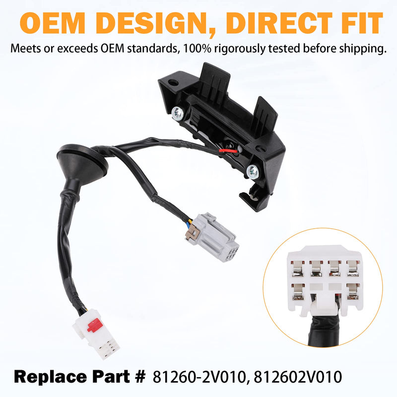 Veloster Trunk Button for 2012-2017 Hyundai Veloster Rear Hatch Lock Release Switch Trunk Latch Button Replace # 81260-2V010, 812602V010 81260-2V010 Hatch Button