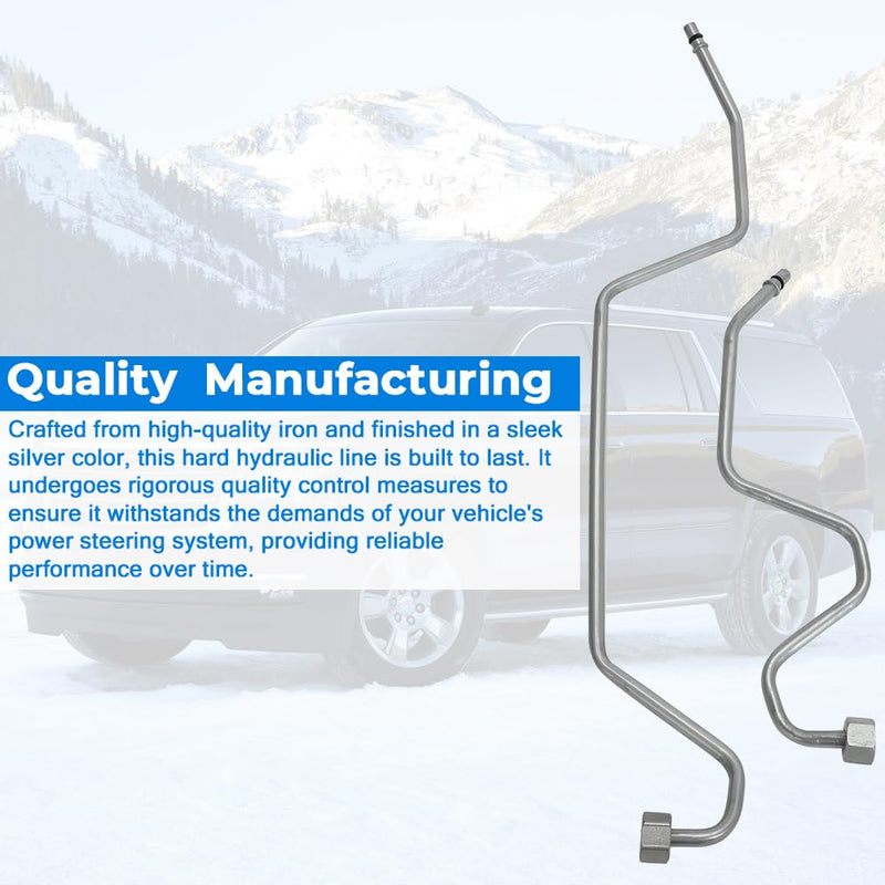  [AUSTRALIA] - For 2008-2014 Tahoe Suburban Avalanche Rack Pinion Transfer Lines Hard lines on Rack Replacement For 15254059 15254058