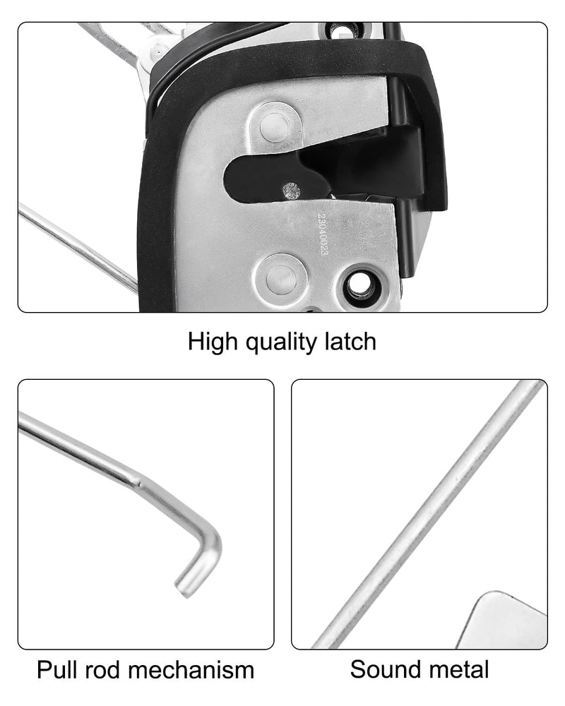 Front Left Driver Side Door Latch Lock Fit for Toyota Tacoma 1998-2004, Manual Locks for Non Electric Doors Left（Mechanical Lock)