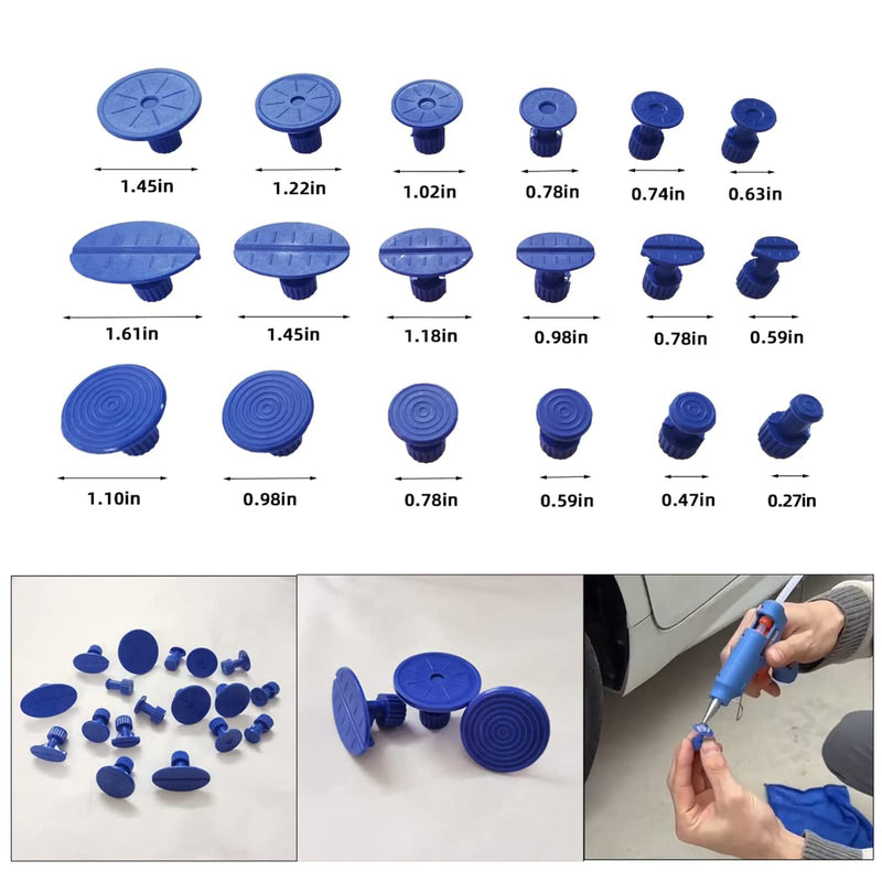 Dent Puller Tabs,120pcs Car Body Dent Removal Pulling Tabs,Paintless Repair Tool,Glue Tabs for Automobile Dent Repair Hail Damage Removal Tools