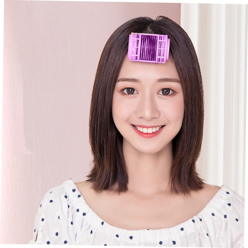 Hair Rollers Plastic Hair Curlers No Heat Self Grip 20 Pack Roller for Wet Reusable Styling Tools for Home Salon Use Compact Travel Hairdressing Curlers