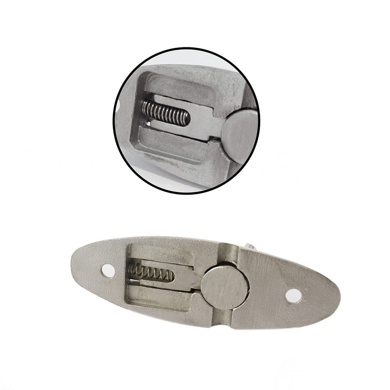 316 Stainless Steel Marine Grade Deck Swivel Hinge Mount Bimini Top Hardware