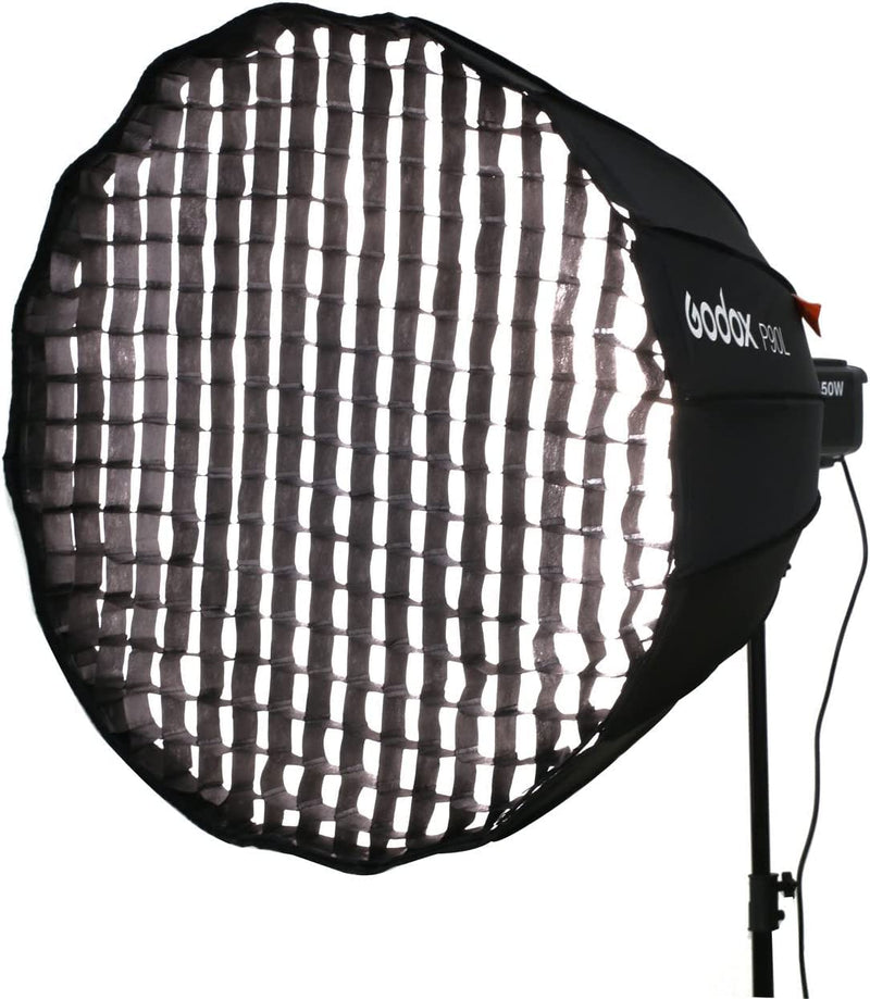 Godox Honeycomb Grid for Godox QR-P90 P90L P90H and Aputure Light Dome 35.4 inch 16 Rods Octagon Parabolic Softbox - Only Grid