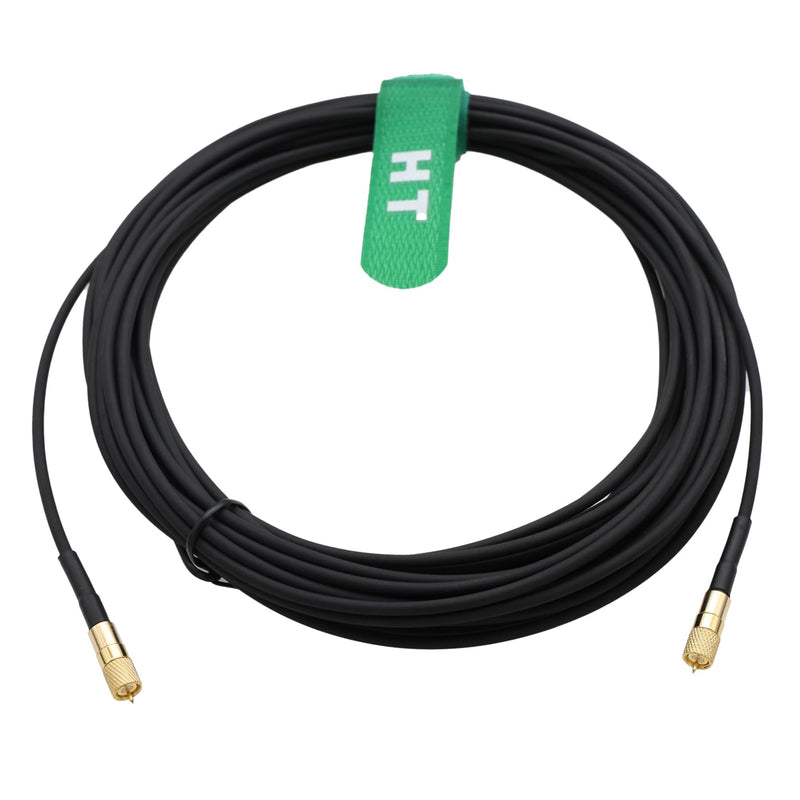 Microdot 10-32 UNF Male Cable for Ultrasonic Flaw Detector Probe, Acceleration Vibration Transducer Acoustic Test Accelerometer Sensor 5M