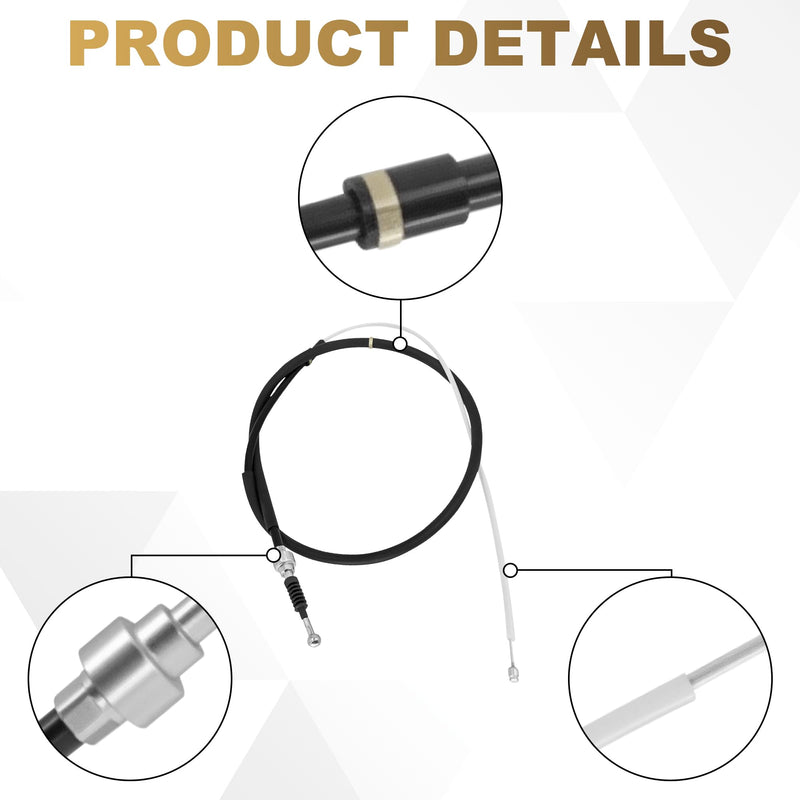 PartsFlow Emergency Parking Brake Cable For 1999-2010 Volkswagen Beetle For 2000-2006 Volkswagen Golf For 2000-2005 Volkswagen Jetta 1J0609721AC, 1J0 609 721 AC