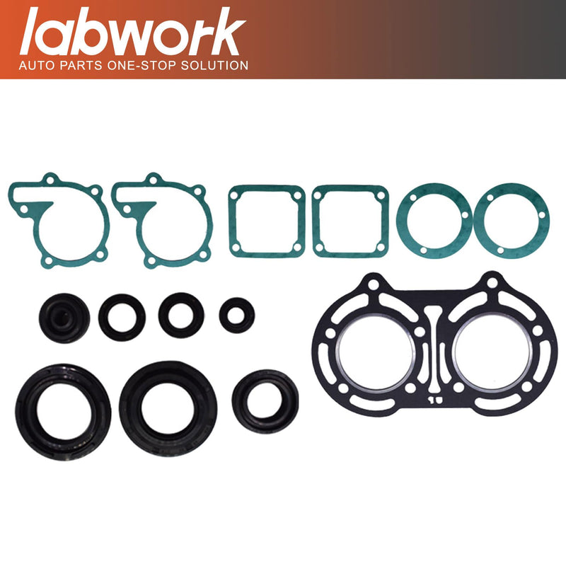 labwork Engine Gasket Set with Oil Seals Kit Gasket Kits Replacement for Yamaha Banshee 350 YFZ350 1987-2006