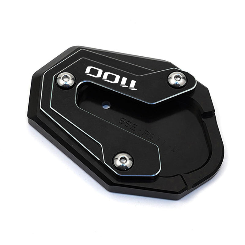 CNC Motorcycle Kickstand Pad Side Stand Enlarge Plate Compatible with 2025 Rebel 1100 T CMX1100 Rebel 1100 CMX 1100 M T 2020-2023 2024 2025 (Black) Black