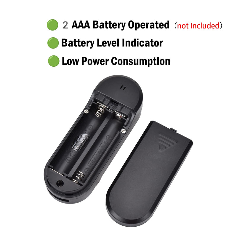 Mini DSP FM Radio Portable, Pocket Radio LCD Belt Clip for Seniors Outdoor | Lightweight Battery Powered FM Radio with Headphones, 20 Preset Stations & Station Memory for Jogging Hiking Travel