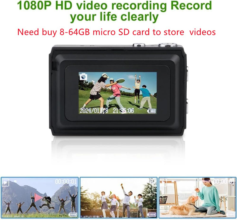 Spy Camera Hidden Video Recording Mini Video Camera Small Body Cam Pocket Car Camera Secret, no WiFi no App Needed
