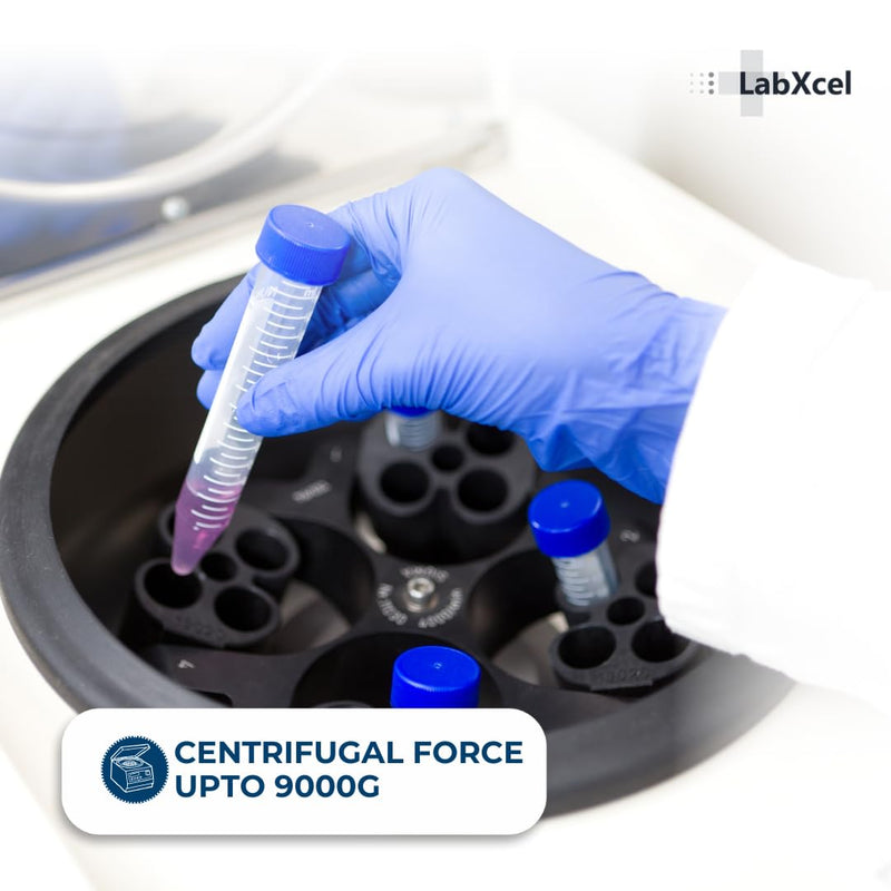 15ml Polypropylene Conical Centrifuge Tubes, [100 Pack] – Plastic Test Tubes with Caps, Printed Graduation, Blue Flat Screw Caps, High Speed Centrifugation, for Med and Lab Use [15ml, 100pcs] 15ml, 100pcs 100