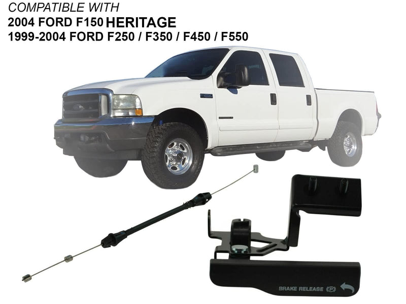  [AUSTRALIA] - APA Replacement Parking Brake Release Cable and Handle for 1999-2004 F150 F250 F350 F450 F550 2C3Z2783AA F81Z2783AA