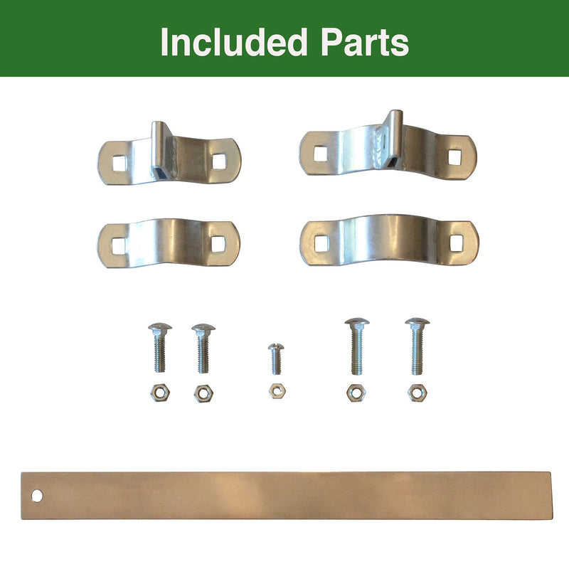 Sta-Klos Gate Closer – Premium Self-Closing Stainless Spring with Adjustable Tension – Reliable Automatic Closer for Pool, Dog & Outdoor Gates – Made in USA (No Power Required) Silver