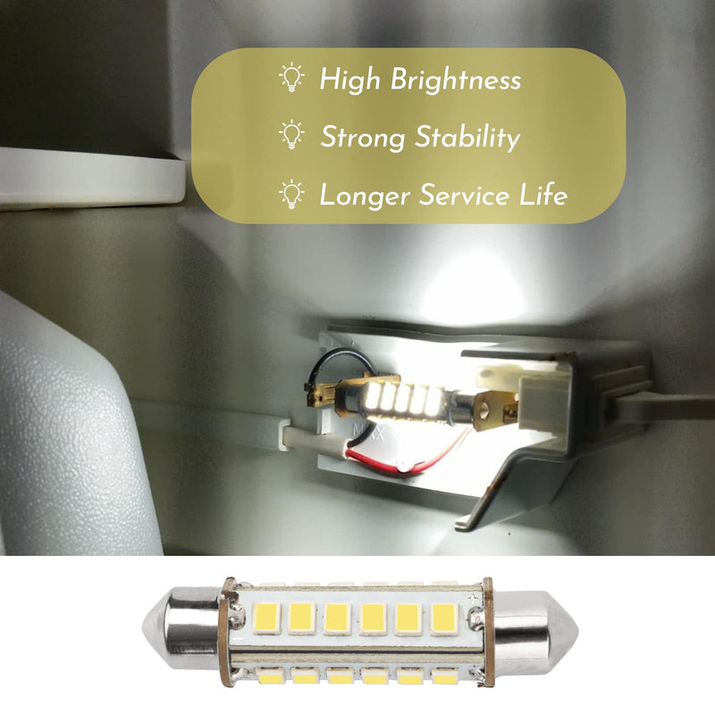 ANTOBLE 12V LED Light Bulb Replacement Bulbs for Dometic 200729000P RM2652 RM2662 RM2620 RM2820 RM2811 RM3762 RM3962 RM1350M RM1350IM RM1350MIM, Norcold 611 N611 N621 RV Refrigerator Fridge